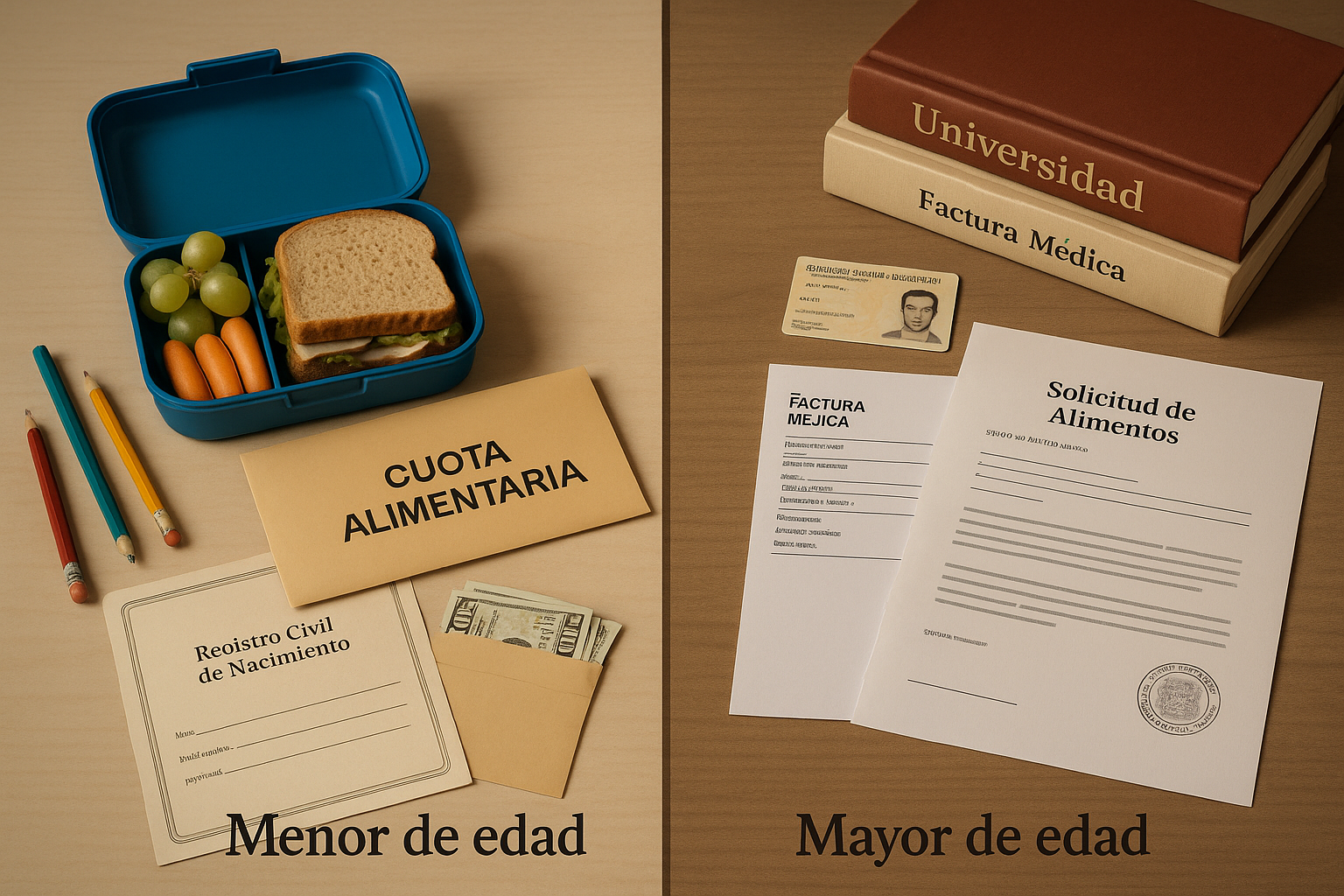 Diferencias entre alimentos para menores y mayores de edad en Colombia